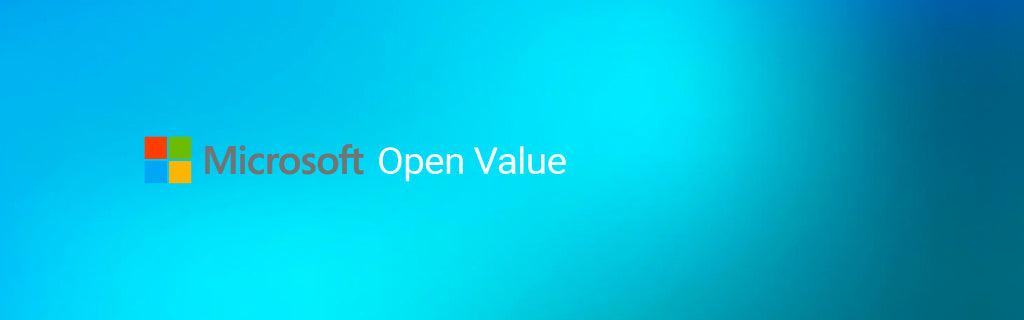 Microsoft Open Value: What you need to know