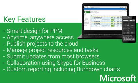 Microsoft Project 2016 Professional Key Features