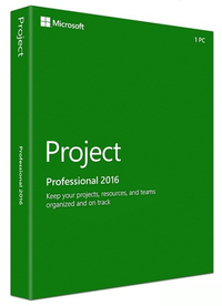 Microsoft Project 2016 Pro 32/64 Bit - Retail Box | MyChoiceSoftware.com.